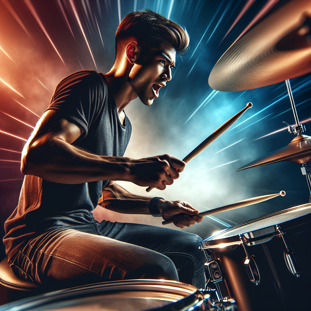 The male drummer